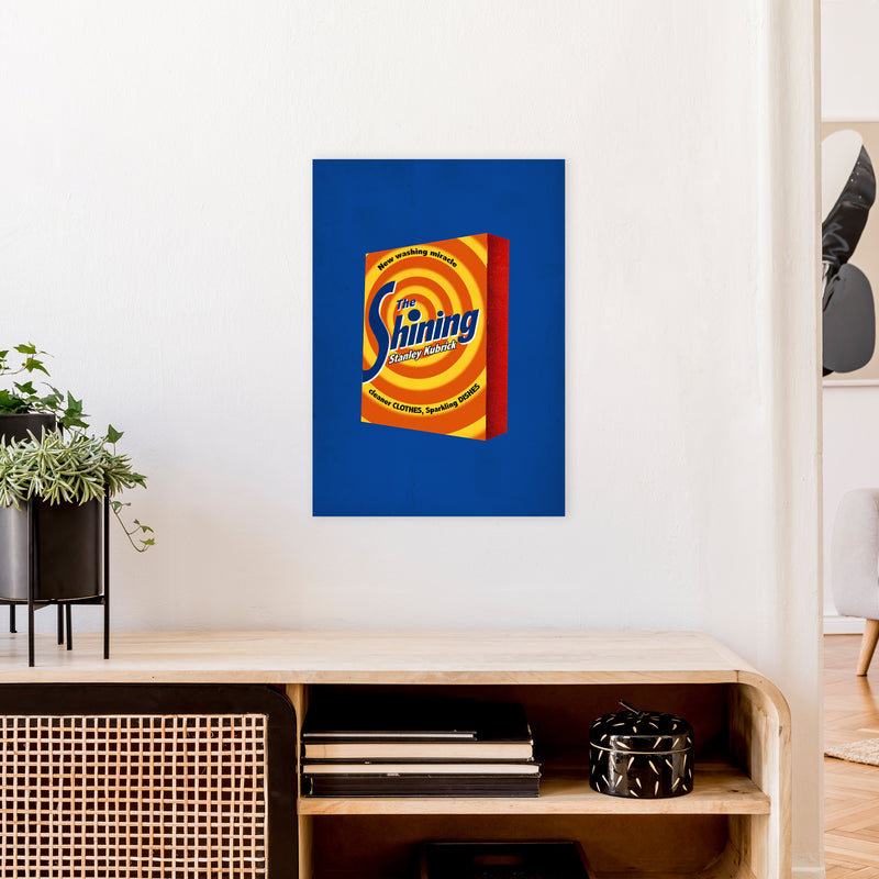 Shining Shot by David Redon Retro Movie Poster Framed Wall Art Print A2 Black Frame