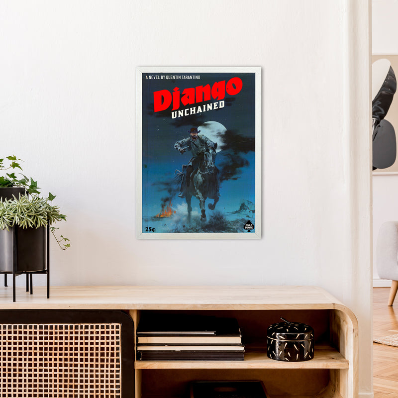 Django by David Redon A2 White Frame