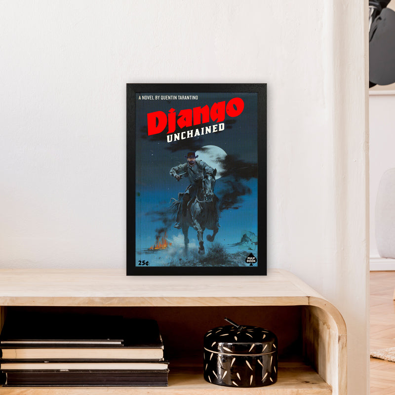 Django by David Redon A3 Black Frame