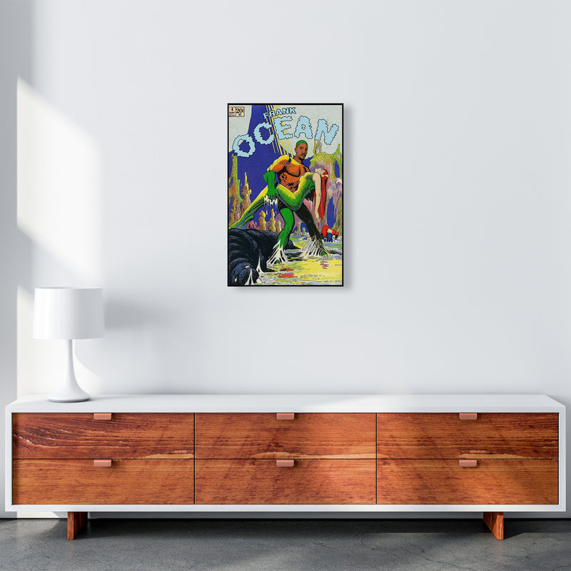 Ocean by David Redon Retro Music Poster Framed Wall Art Print A3 Canvas
