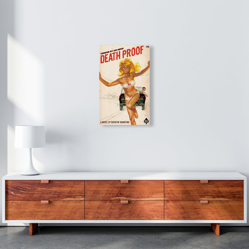 Deathproof by David Redon Retro Movie Poster Framed Wall Art Print A3 Canvas
