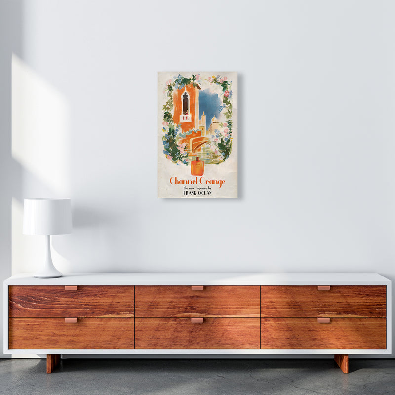 Channel Orange by David Redon Retro Music Poster Framed Wall Art Print A3 Canvas