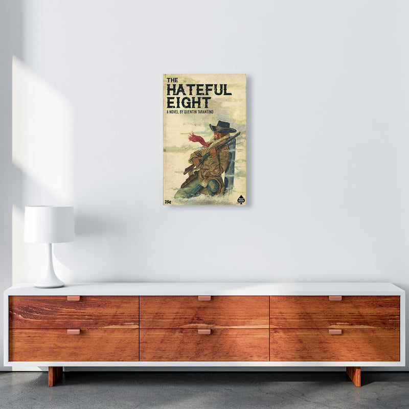 Hateful Eight by David Redon Retro Movie Poster Framed Wall Art Print A3 Canvas