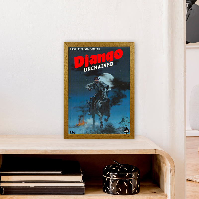 Django by David Redon A3 Oak Frame