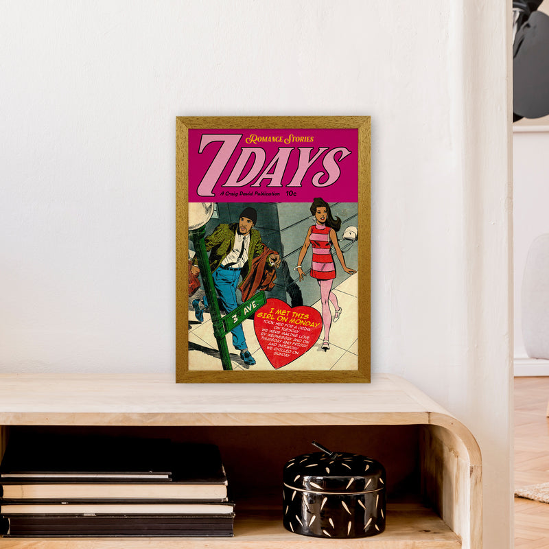 7 Days Music Poster Art Print by David Redon A3 Print Only