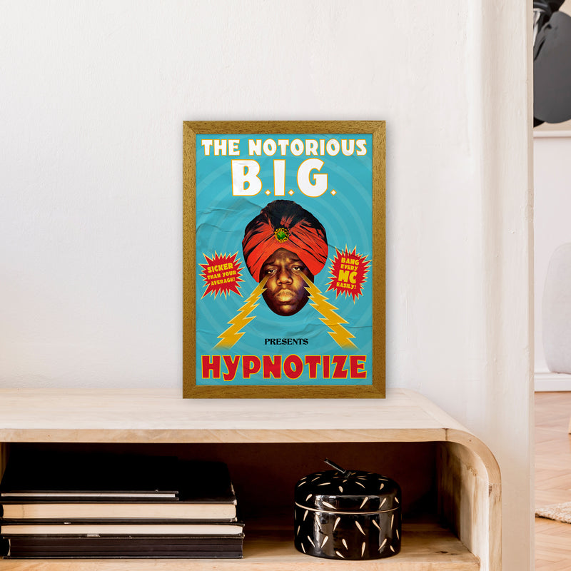 Hypnotize by David Redon Retro Music Poster Framed Wall Art Print A3 Print Only