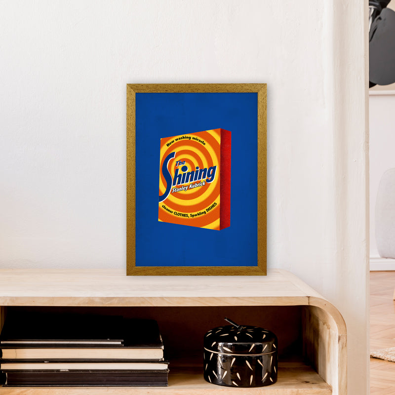 Shining Shot by David Redon Retro Movie Poster Framed Wall Art Print A3 Print Only