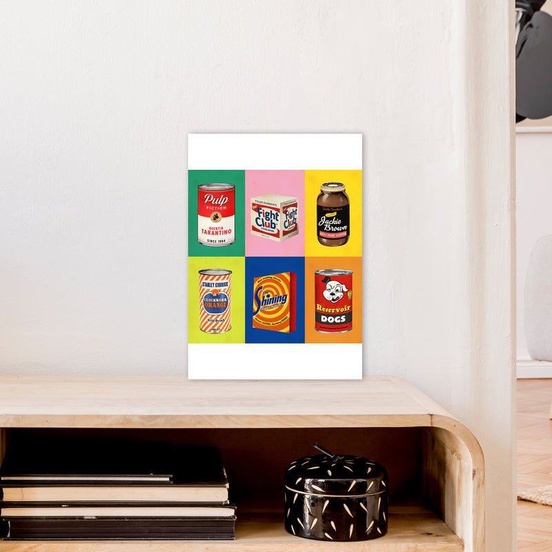 6 Packs Movie Poster Film Art Print by David Redon A3 Black Frame