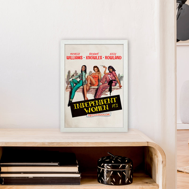 Destiny by David Redon Retro Music Poster Framed Wall Art Print A3 Oak Frame