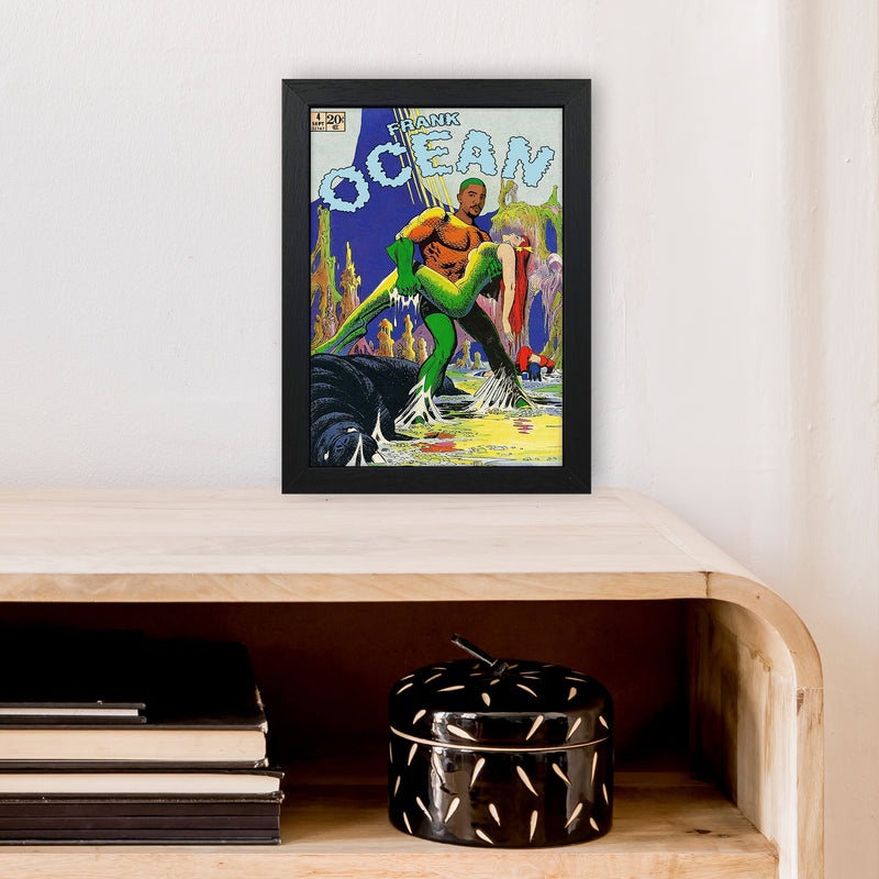 Ocean by David Redon A4 Black Frame