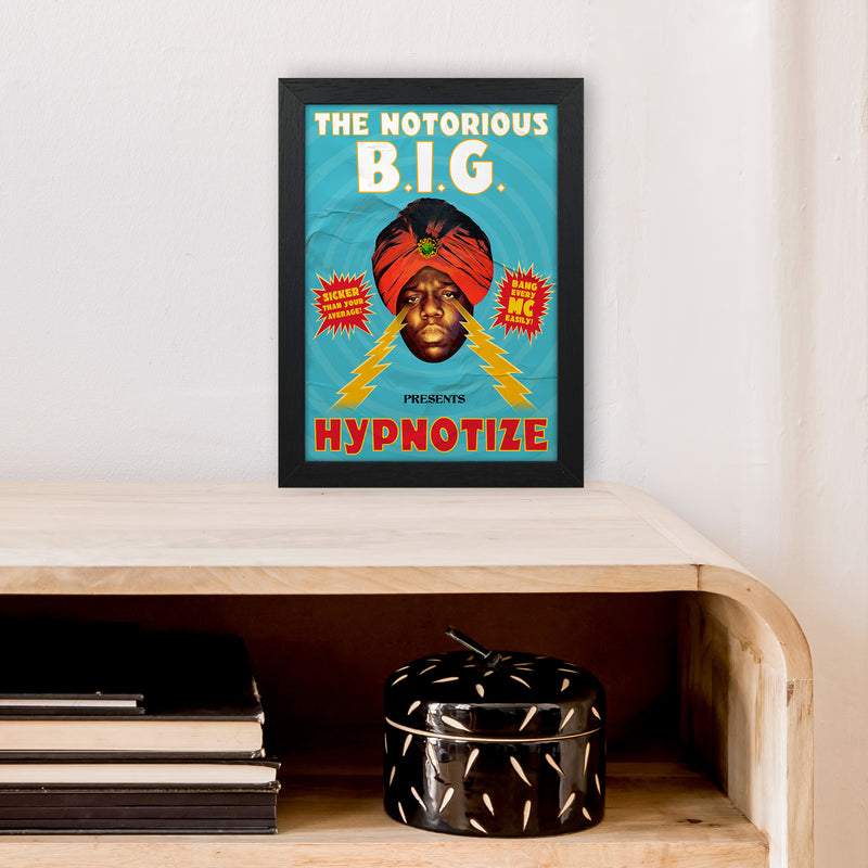 Hypnotize by David Redon Retro Music Poster Framed Wall Art Print A4 White Frame