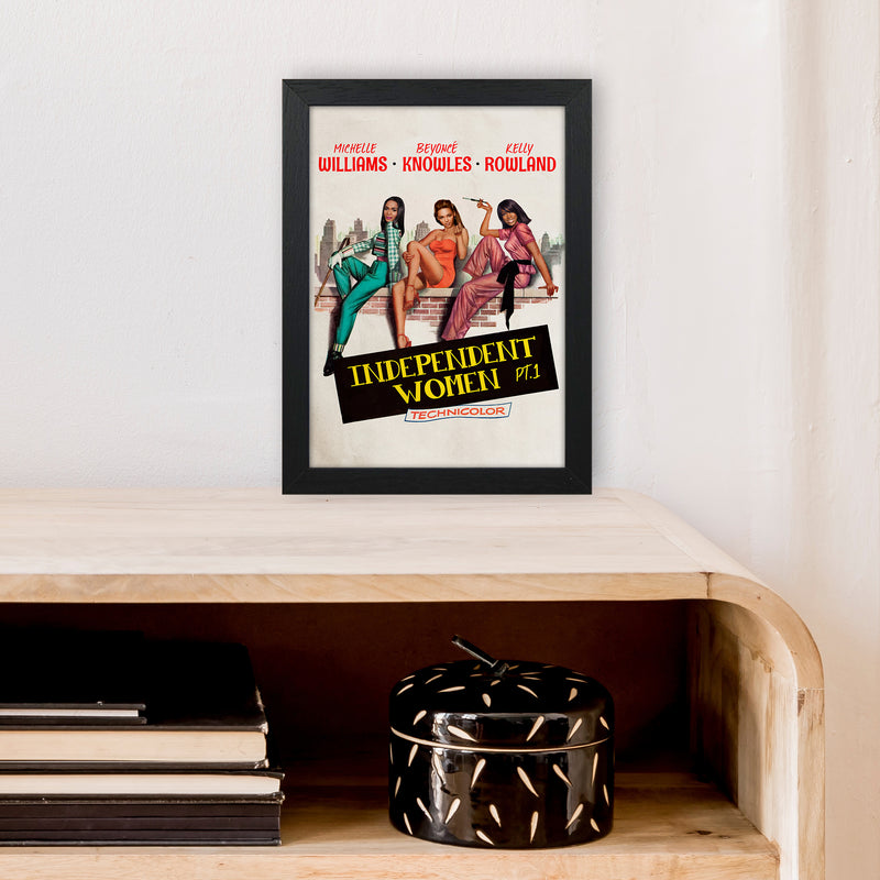 Destiny by David Redon Retro Music Poster Framed Wall Art Print A4 White Frame