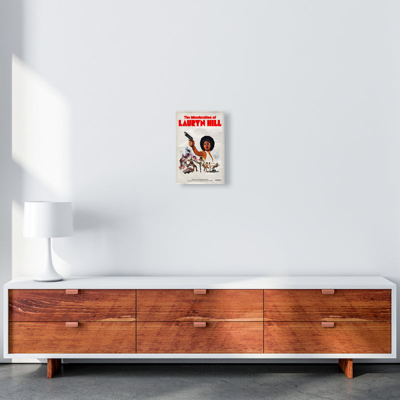 Miseducation of Lauryn Hill by David Redon Retro Music Poster Framed Wall Art Print A4 Canvas