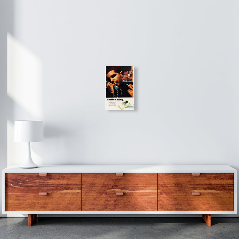 Drizzy by David Redon Retro Music Poster Framed Wall Art Print A4 Canvas