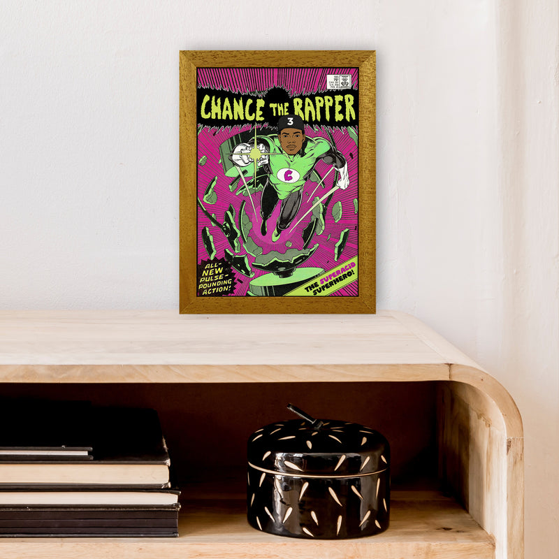 Chance by David Redon Retro Music Poster Framed Wall Art Print A4 Print Only