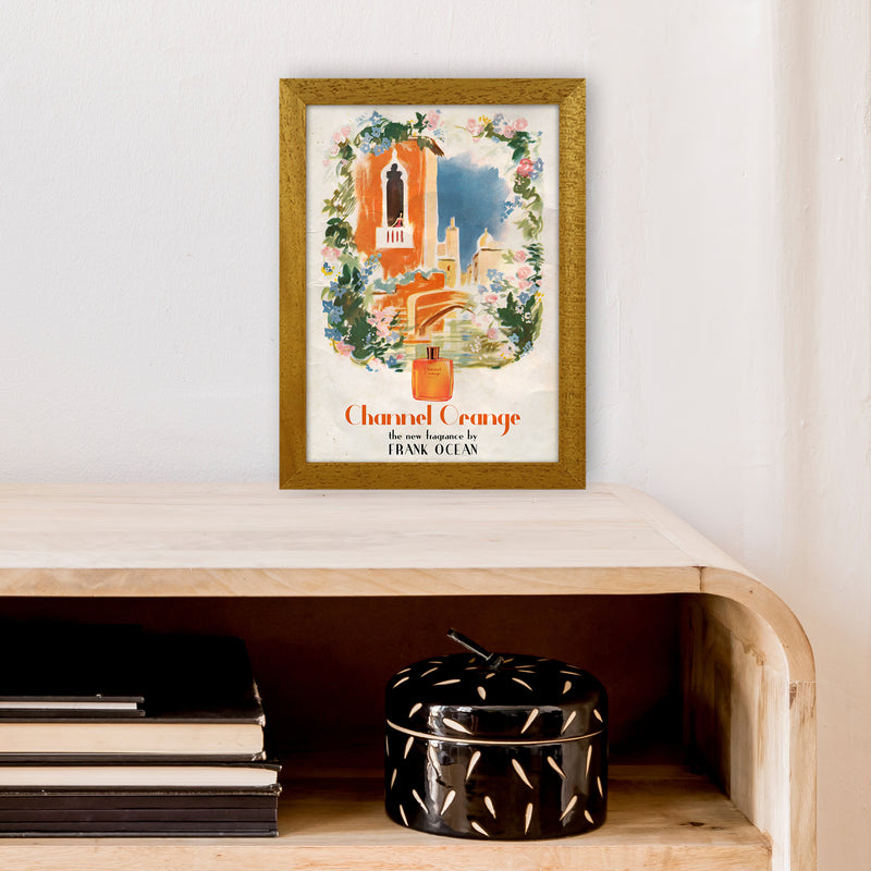 Channel Orange by David Redon Retro Music Poster Framed Wall Art Print A4 Print Only