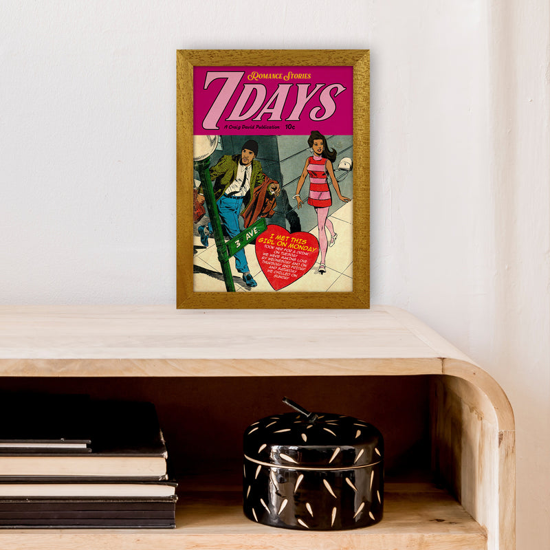 7 Days Music Poster Art Print by David Redon A4 Print Only