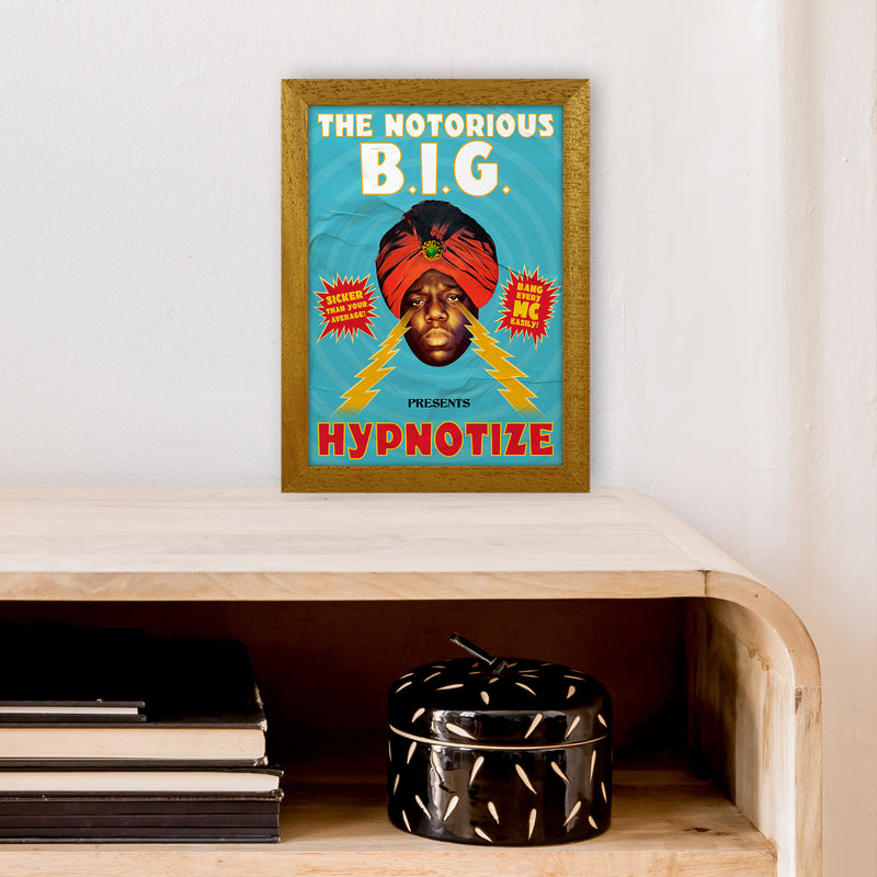 Hypnotize by David Redon Retro Music Poster Framed Wall Art Print A4 Print Only