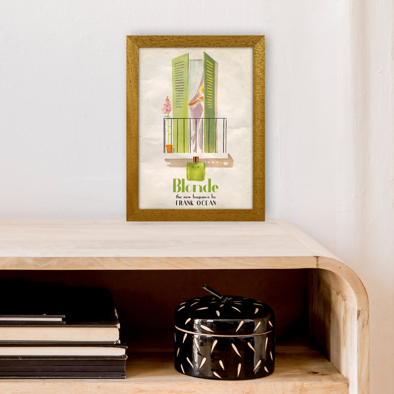 Blonde by David Redon Retro Music Poster Framed Wall Art Print A4 Print Only