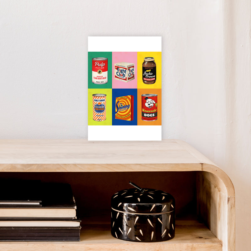 6 Packs Movie Poster Film Art Print by David Redon A4 Black Frame