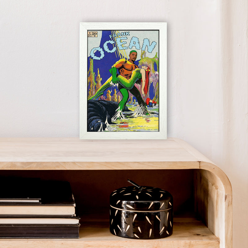 Ocean by David Redon A4 White Frame