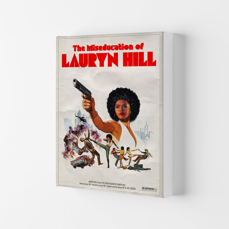 Miseducation of Lauryn Hill by David Redon Retro Music Poster Framed Wall Art Print Canvas