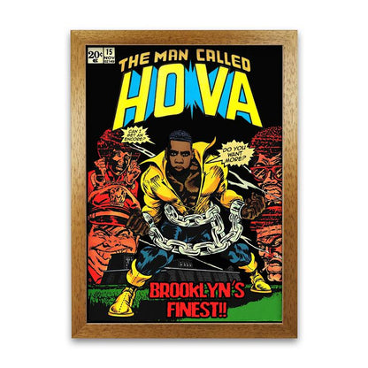 The man called hova retro music poster framed wall art print
