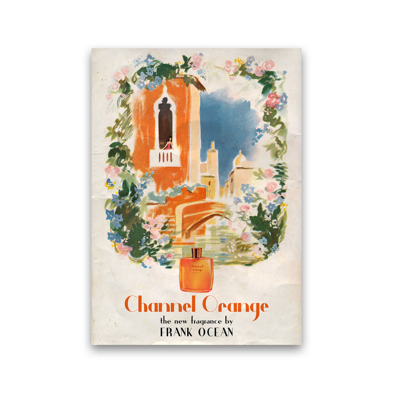 Channel Orange by David Redon Retro Music Poster Framed Wall Art Print Print Only