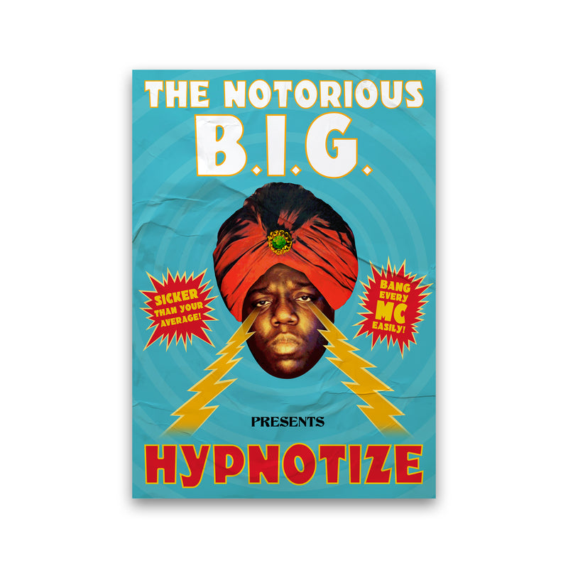 Hypnotize by David Redon Retro Music Poster Framed Wall Art Print Print Only