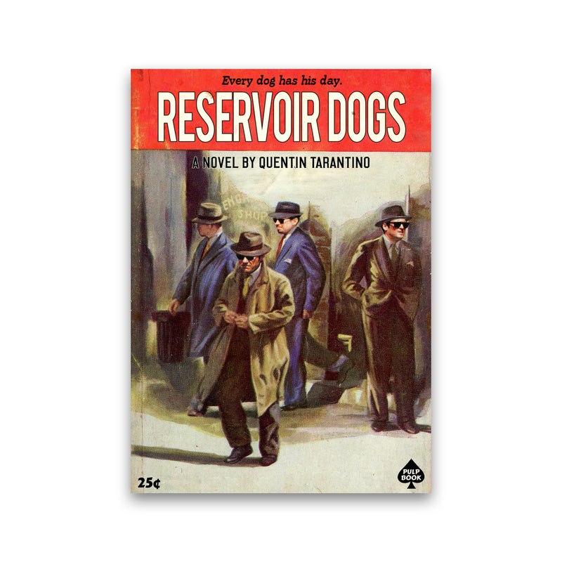 Reservoir Dogs by David Redon Retro Movie Poster Framed Wall Art Print Print Only