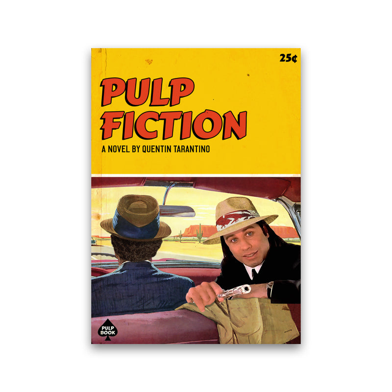 Pulp by David Redon Retro Movie Poster Framed Wall Art Print Print Only