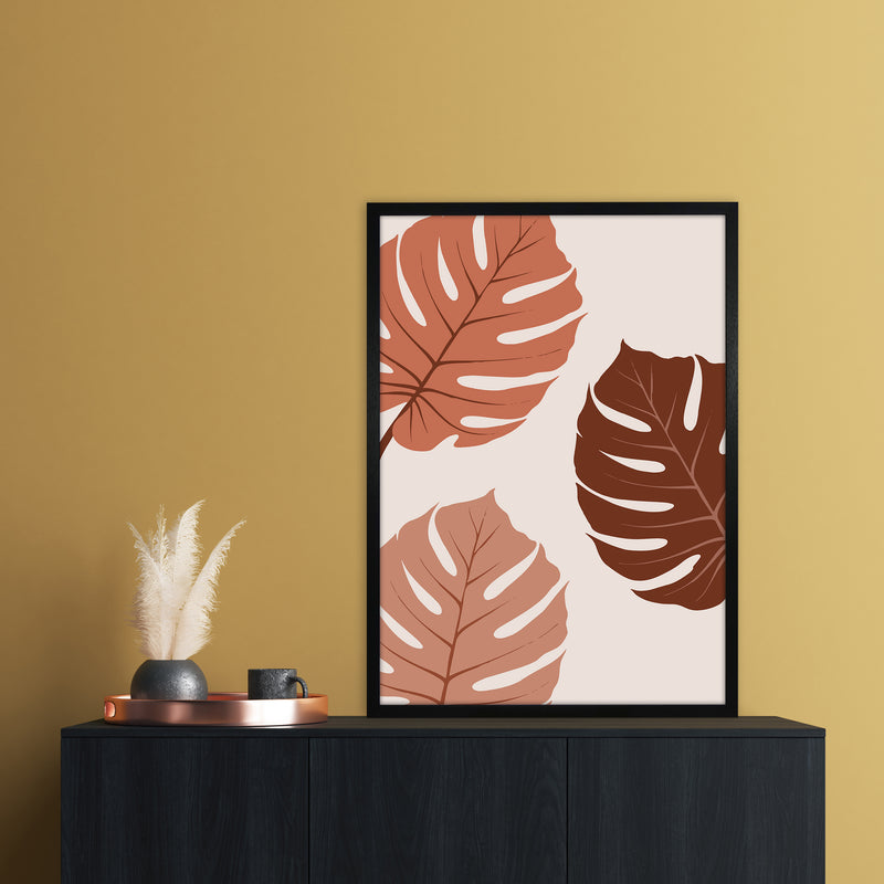 Monstera Leaf 01 Art Print by Essentially Nomadic A1 White Frame