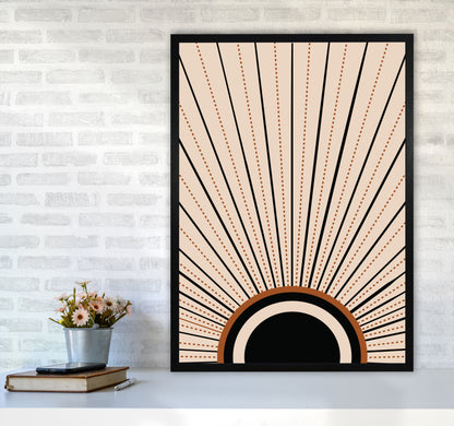 Boho Sunrise 2 Art Print by Essentially Nomadic A1 White Frame