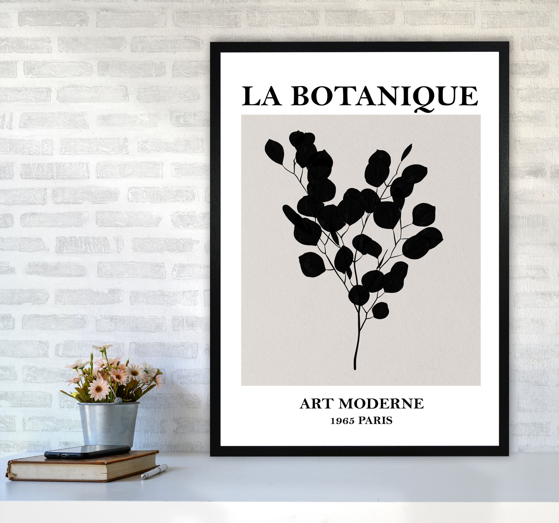 Museum La Botanique Art Print by Essentially Nomadic A1 White Frame