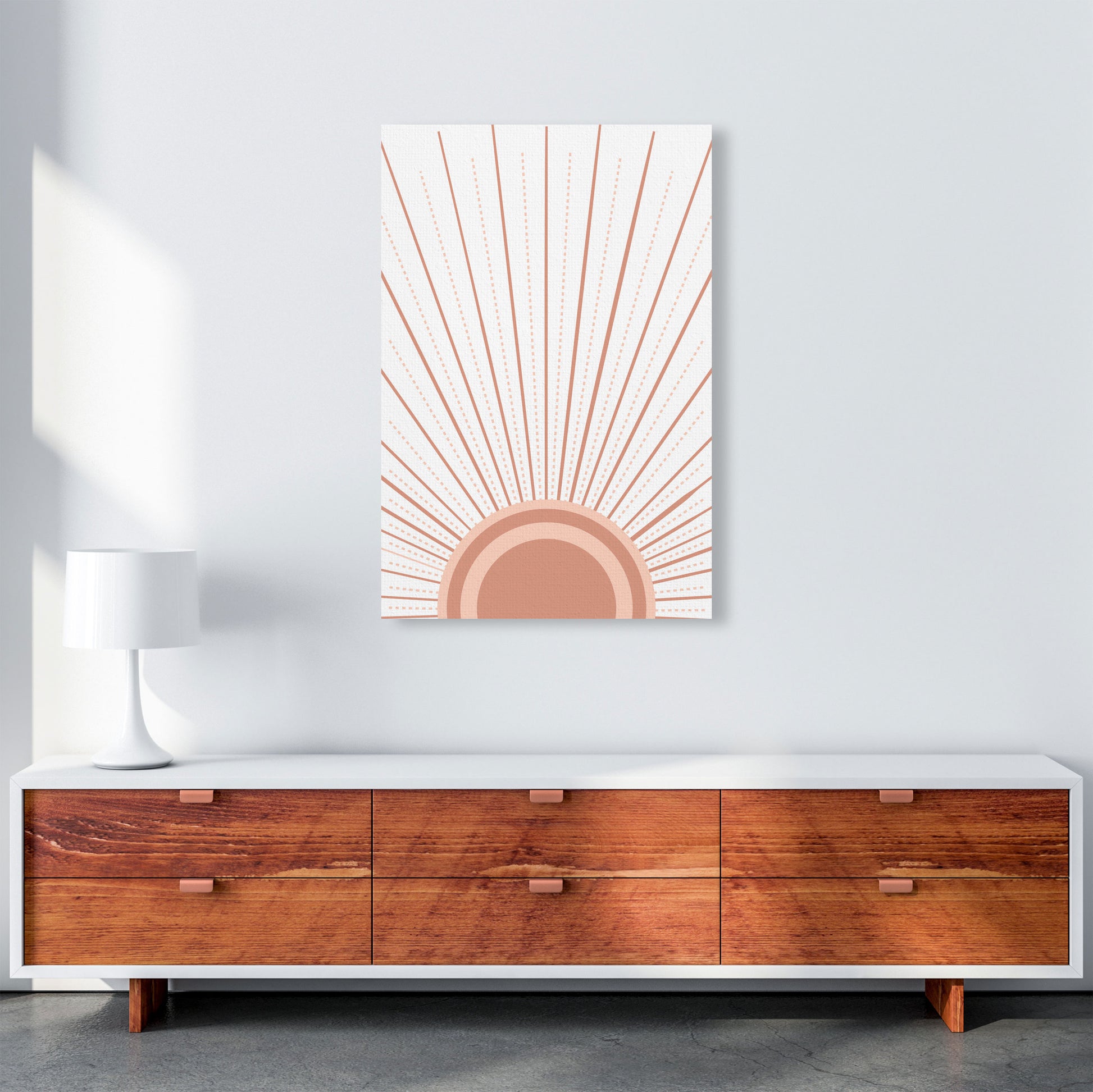 Boho Sunrise Art Print by Essentially Nomadic A1 Canvas
