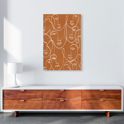 Face Line Art Art Print by Essentially Nomadic A1 Canvas