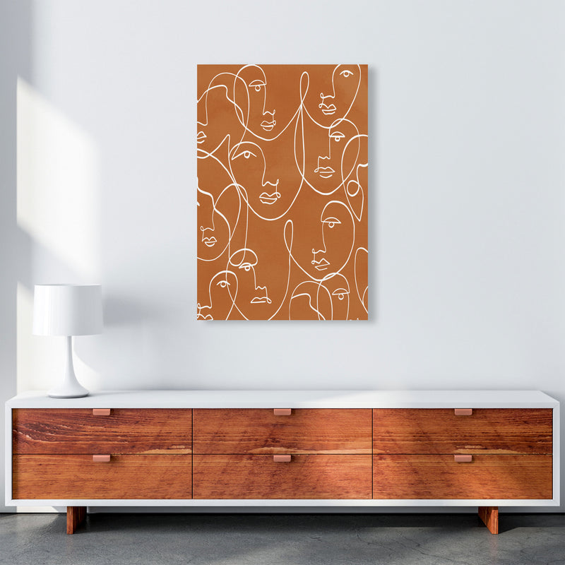 Face Line Art Art Print by Essentially Nomadic A1 Canvas