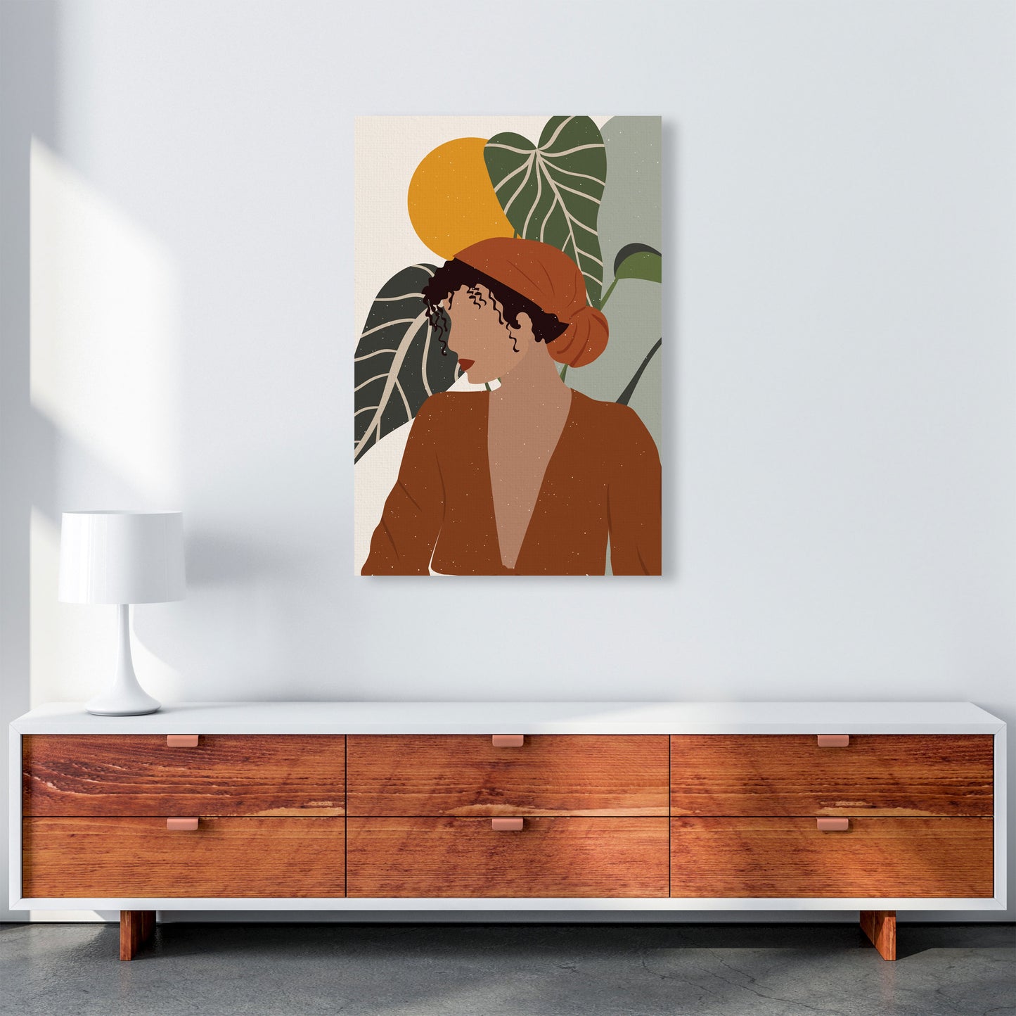 Girl Boho Art Print by Essentially Nomadic A1 Canvas
