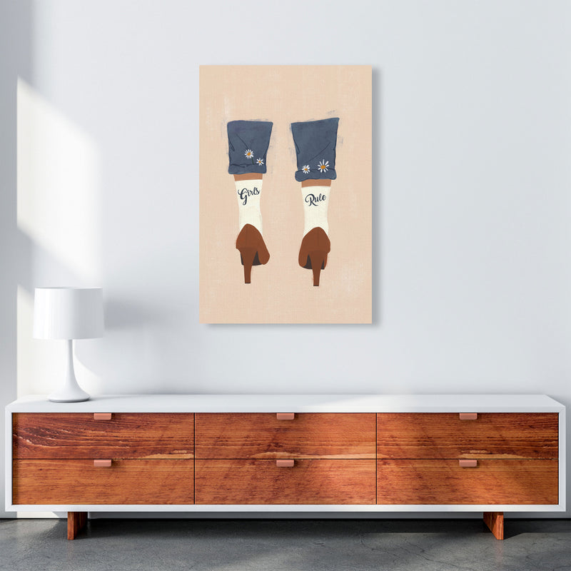 Girls Rule Art Print by Essentially Nomadic A1 Canvas