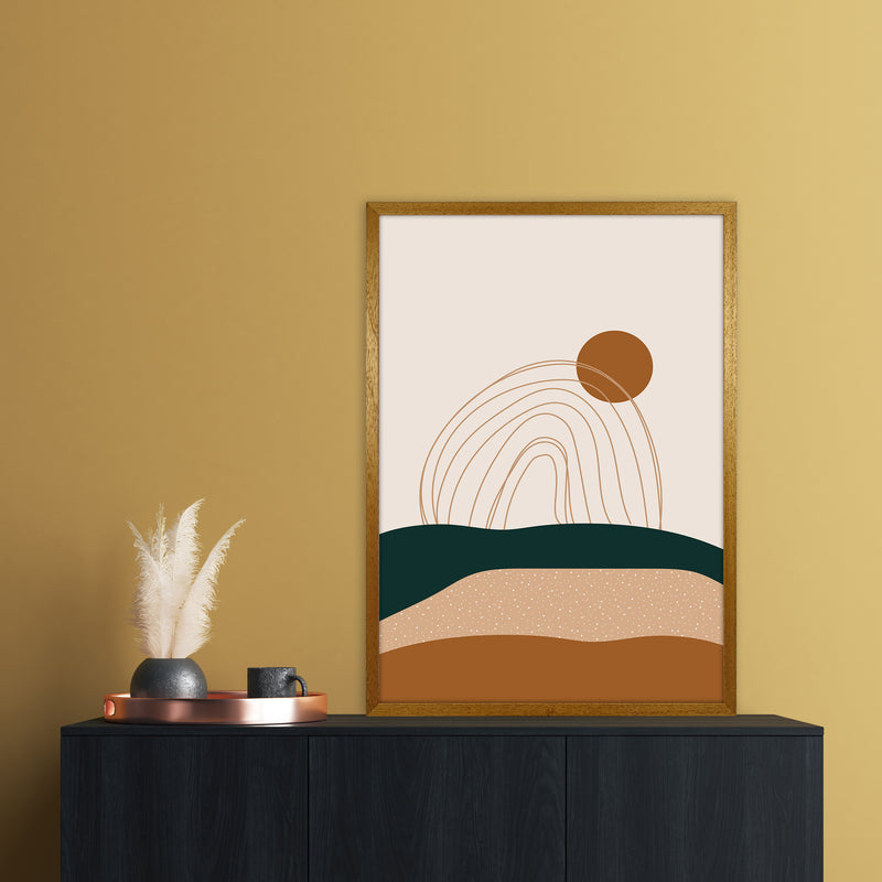 Abstract Rainbow Landscape Art Print by Essentially Nomadic A1 Print Only