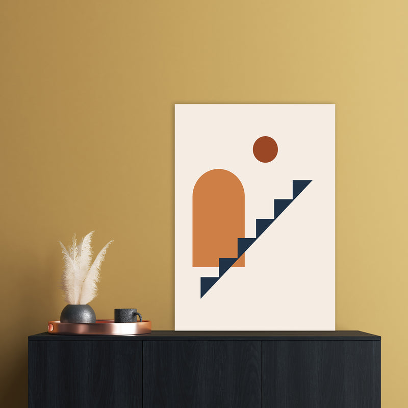 Minimal Geo b 3x4 ratio Art Print by Essentially Nomadic A1 Black Frame