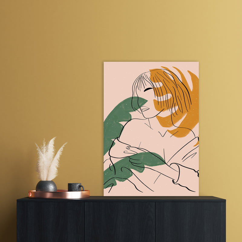 Girl Art Print by Essentially Nomadic A1 Black Frame