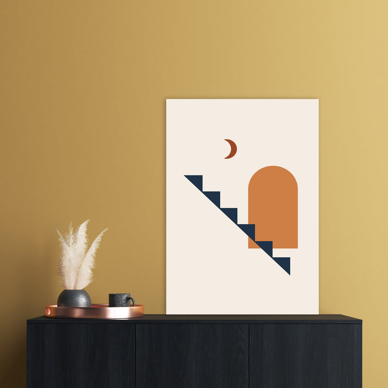Minimal Geo Art Print by Essentially Nomadic A1 Black Frame