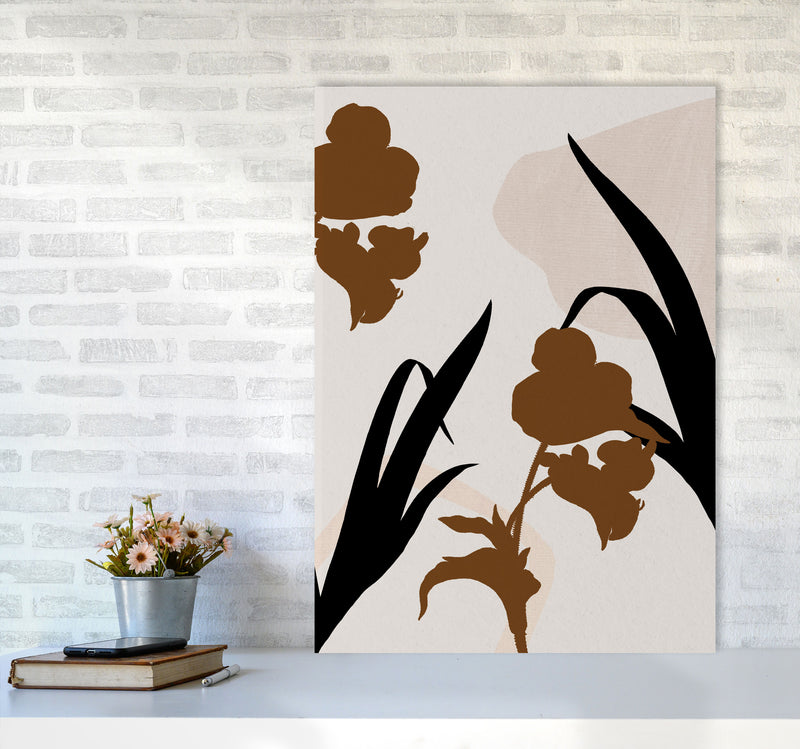 Abstract Leaf 3 Art Print by Essentially Nomadic A1 Black Frame