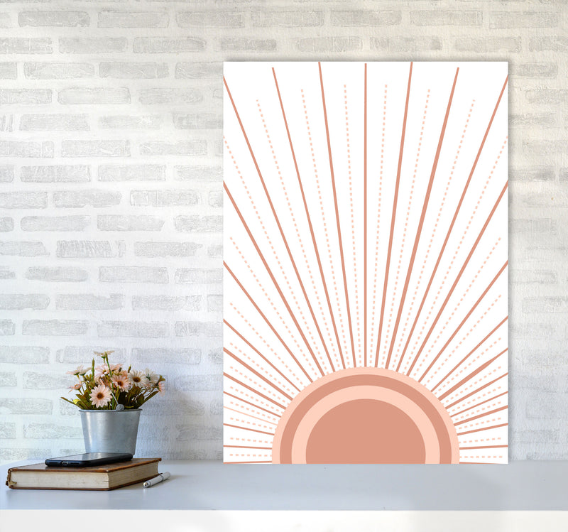Boho Sunrise Art Print by Essentially Nomadic A1 Black Frame