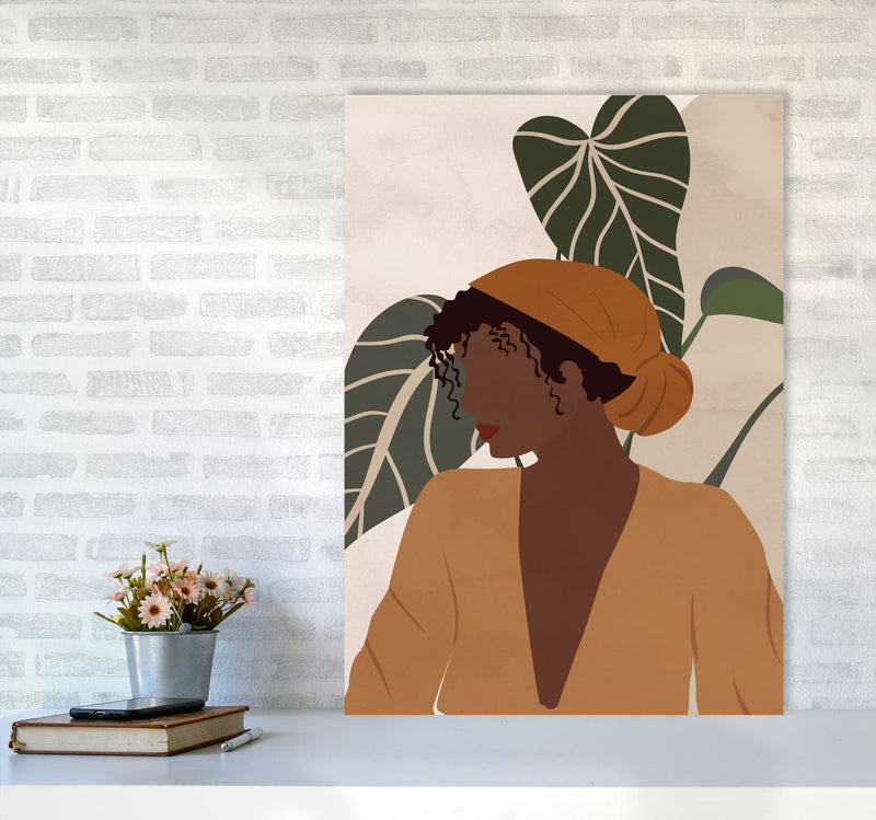 Girl Woman Ethnic Boho Art Print by Essentially Nomadic A1 Black Frame
