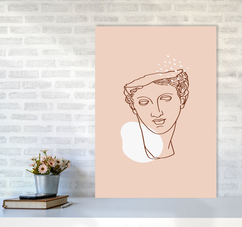 Greek Aphrodite Head Art Print by Essentially Nomadic A1 Black Frame