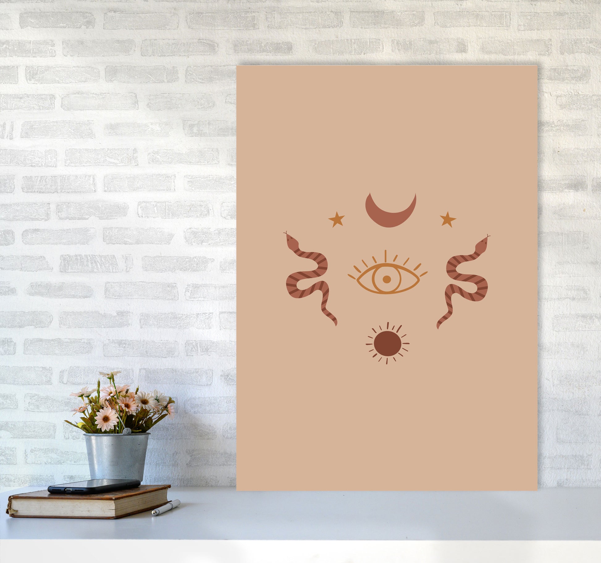 Mystical Art Print by Essentially Nomadic A1 Black Frame