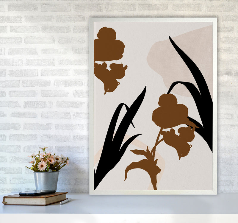 Abstract Leaf 3 Art Print by Essentially Nomadic A1 Oak Frame