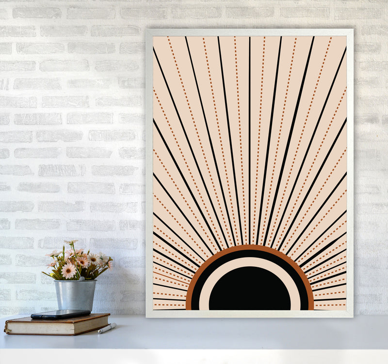 Boho Sunrise 2 Art Print by Essentially Nomadic A1 Oak Frame